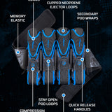 DYE Assault Pack Pro Harness - Dyecam Cyan 4+5