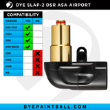 DYELab SLAP2 ASA for DSR/DSR+/DSR Pro - Black/Black