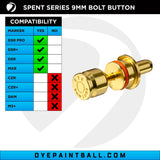 DYE Bolt Button - Spent Series 9mm