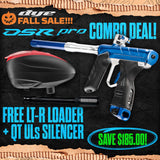 DYE DSR Pro Marker + LT-R Loader + UL-S QT Barrel w/ Tech Silencer