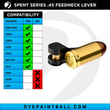 DYE Feedneck Lever - Spent Series .45