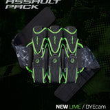 DYE Assault Pack Pro Harness - Dyecam Lime 3+4