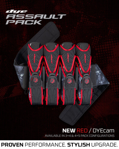 DYE Assault Pack Pro Harness - Dyecam Red 4+5