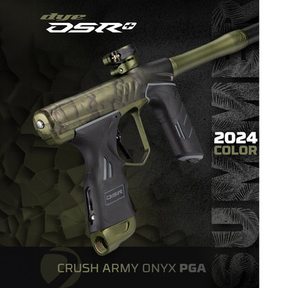 DYE DSR+ Marker - PGA Crush Army Onyx Dust