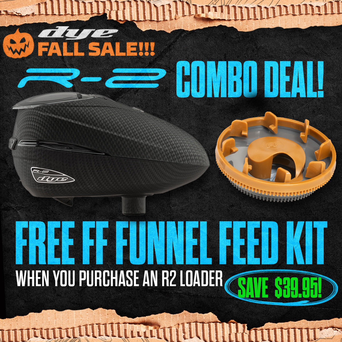DYE Rotor R2 Loader + Feed Kit Rotor FF Funnel