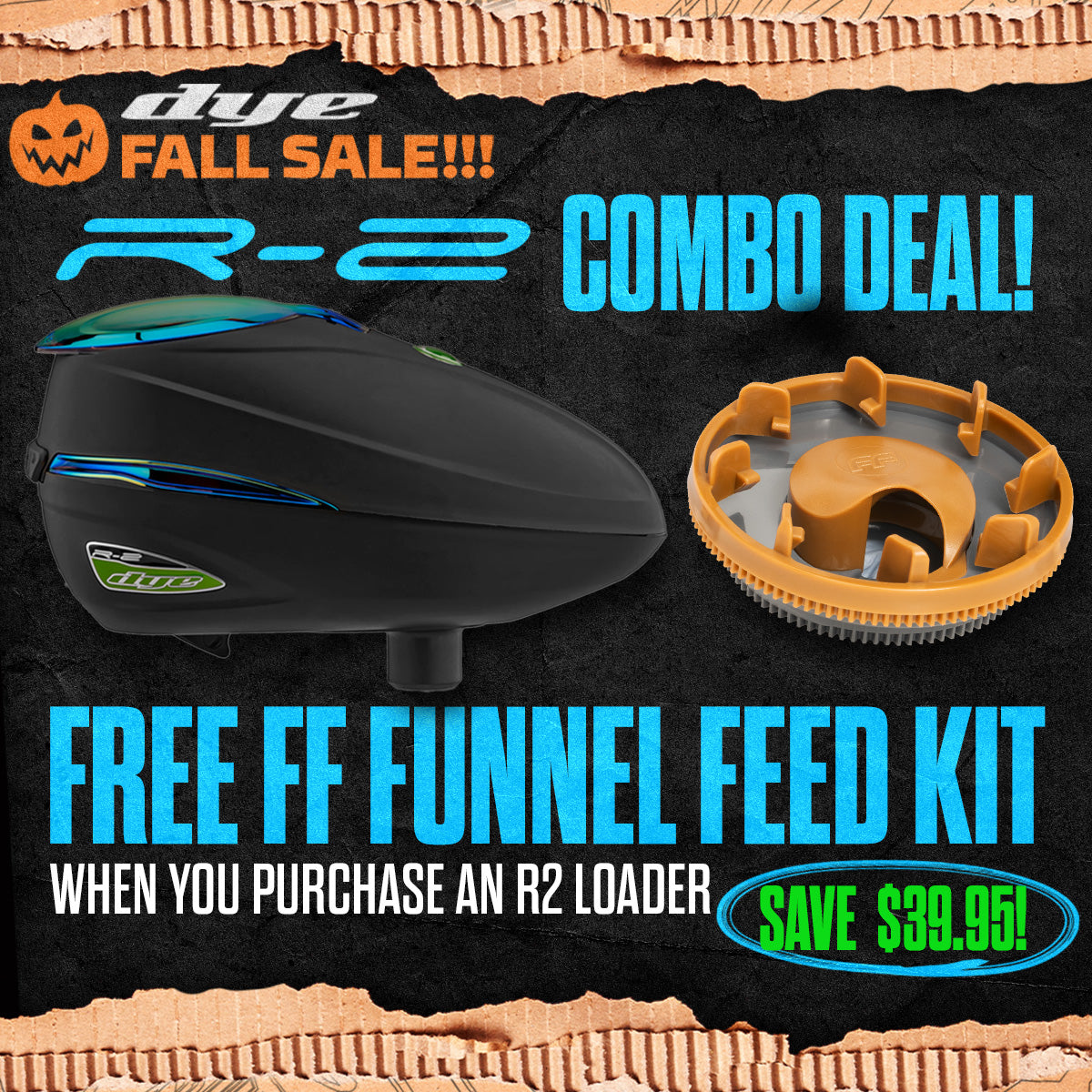 DYE Rotor R2 Loader + Feed Kit Rotor FF Funnel