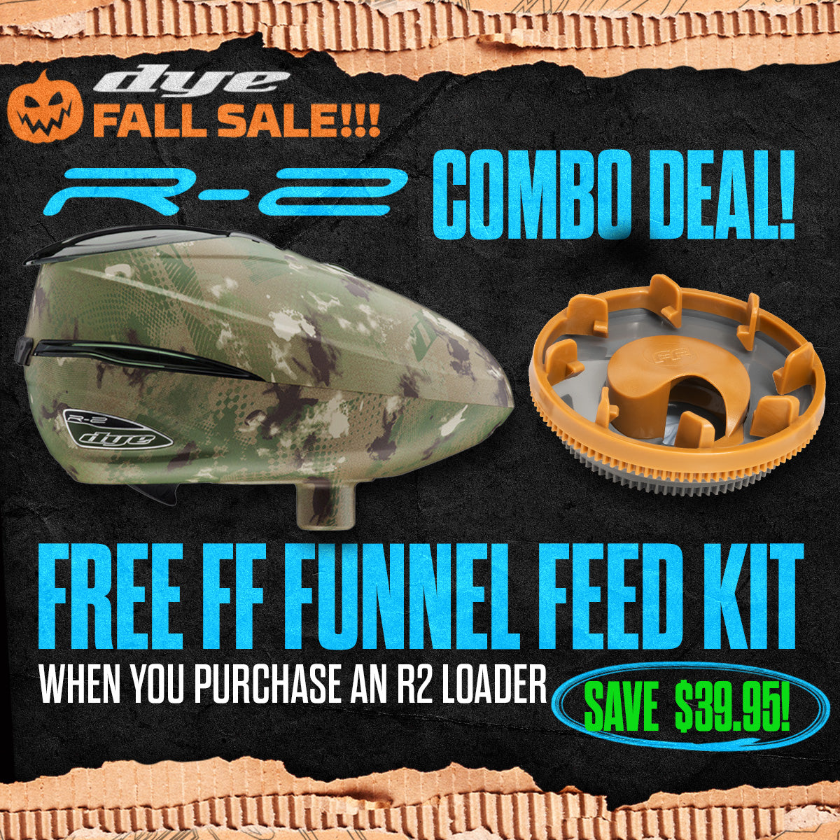 DYE Rotor R2 Loader + Feed Kit Rotor FF Funnel