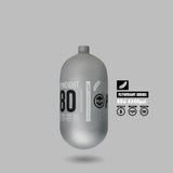 PRO DNA Flyweight Air Tank 80ci - Matte Silver